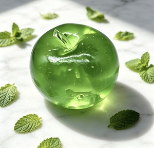 Jouet Squish en forme de cube de tofu gelée à motif marbré, jouet à presser ASMR apaisant, gadget anti-stress pour éliminer le tic-tac des ongles - Product Image 4
