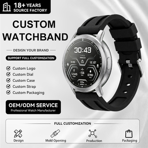 Correa de silicona para reloj inteligente, correa de repuesto deportiva de liberación rápida, suave, elástica, resistente al agua, 20/22/24mm, para Watch3, Watch4, Watch5 - Product Image 1