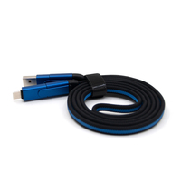 Nouveau câble OTG PD Type C 6 en 1, charge rapide 60W 3A, câble de charge multi-ports en alliage d'aluminium tressé, accessoires pour téléphone, vente en gros