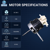 Motor BLDC 3 Fasa Hemat Energi, Efisiensi Tinggi, Rendah Kebisingan, 12V hingga 24V dengan Driver Terintegrasi untuk Kipas Lantai