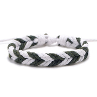 Bracelet en coton et en chanvre tressé, réglable, bon marché, promotionnel, bohème, unisexe, pour femmes et hommes, bracelet fait main, coloré