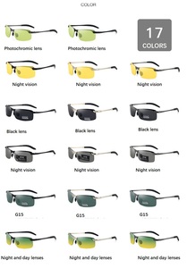<span class=keywords><strong>Lunettes</strong></span> <span class=keywords><strong>de</strong></span> <span class=keywords><strong>soleil</strong></span> <span class=keywords><strong>photochromiques</strong></span> polarisées pour hommes UV400 Drive Transition Lens Day Night Fishing Night Vision Blue Color-Changing for - Product Image 3