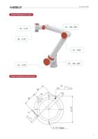 Bras de robot à pizza collaboratif Hitbot 6 axes 10 kg de charge utile robotique automatisée S1400 pour le service alimentaire de robot commercial
