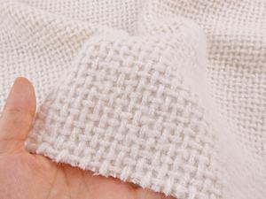 Laine tissée blanc laiteux doux et collant avec un petit style parfumé, tissu de laine grossier, ensemble de <span class=keywords><strong>manteau</strong></span> <span class=keywords><strong>pour</strong></span> l'automne et l'hiver - Product Image 4