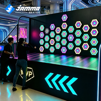 Jeu de réaction mural interactif avec balles LED hexagonales JAMMA |   Activate Light Panel Game pour les parcs d'attractions intérieurs Escape