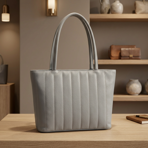 Bolsos de Mano Plegables Personalizados de Cuero Animal Auténtico para Mujer BS INTERNATIONAL, Correa de Hombro Extraíble, Ajustable y Ligero - Product Image 5
