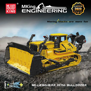 Moule King 17049S 3935PCS Ingénierie Série Lieboherr PR766 <span class=keywords><strong>Bulldozer</strong></span> Camion Briques Modèle Technique Jouet Éducatif Festival Cadeau - Product Image 2