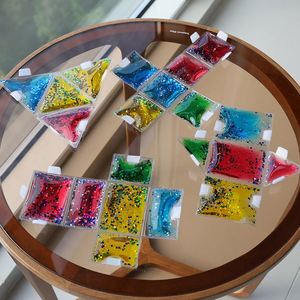 Juguete Educativo Divertido de Moldeo 3D con Forma de Triángulo Geométrico y Cuadrado para Niños, Integración Sensorial, Colorido, Antiestrés - Product Image 3