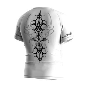 Rashguard en polyester à manches courtes UPF50+ pour jeunes et adultes, idéal pour le MMA, la randonnée ou la plage - Product Image 2