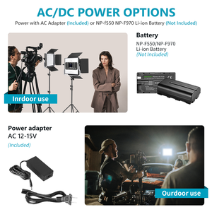 Aviation Aluminium <span class=keywords><strong>Neewer</strong></span> <span class=keywords><strong>2</strong></span> Packs 660 LED Lumière Vidéo Avec APP Contrôle Photographie Kit D'éclairage Vidéo Avec Supports De Lumière - Product Image 4