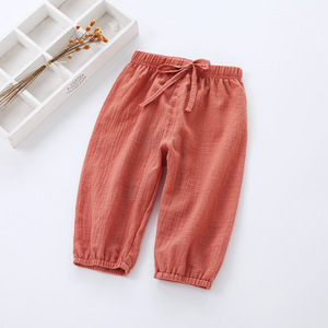 เสื้อผ้าแฟชั่นขายส่งสำหรับฤดูร้อน ชุดเด็ก กางเกงขาสั้นระบาย - Product Image 5