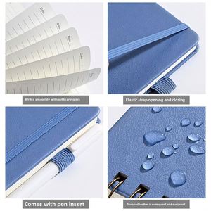 High Quality Customizable Corporate <b>Notebook</b> Leather PP Cover with Binding Coil Personalized Engraving Printing for Business Use - Product Image 4