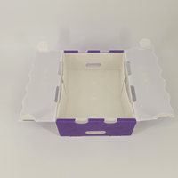 Boîte à fruits et légumes en plastique PP de qualité supérieure, remplie de minéraux, écologique, recyclable, imperméable, résistante à l'humidité, durable, pour raisins