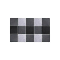Panneaux muraux acoustiques hexagonaux en feutre, biseauté en Fiber de Polyester, panneaux acoustiques insonorisés, nouveau à la mode
