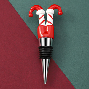 Christmas <b>Wine</b> Stoppers Zinc Alloy Bottle Stopper Set Holiday Decorative <b>Wine</b> Accessories For Party Gift Collection - Product Image 2