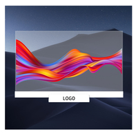 Écran OLED transparent personnalisé de 55 pouces avec logo, résolution 2K, pour signalétique interactive commerciale de luxe en magasin et centre commercial