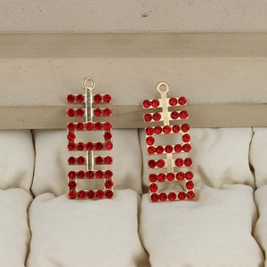 Pendentif en alliage Double Bonheur, effet goutte d'huile, pour accessoires de cheveux de mariée DIY et décorations de mariage - Product Image 3