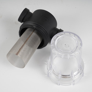 Filtre pré-filtrant à eau, écran filtrant en acier inoxydable de 20 microns, corps en plastique pour tuyau d'entrée, filtration secondaire - Product Image 3