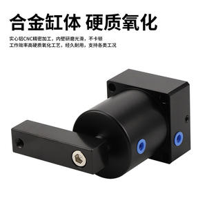 HSR Cylindre d'angle pneumatique à haute poussée, rotation à 90 degrés, ensemble complet, pour raccords de serrage et de pressage 25-90, Pièces de cylindre HSL - Product Image 4