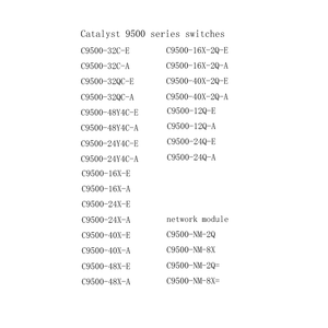 Ursprünglicher neuer C9500-48X-E C9500-48X-A 9500 Series 40 Port 10G <span class=keywords><strong>Switch</strong></span> mit 8 X 10GE Netzwerk modul - Product Image 6