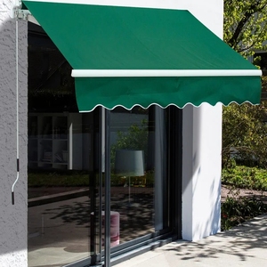 Auvent rétractable en gros pour terrasse extérieure, auvent de porte, auvent de fenêtre, auvent de <span class=keywords><strong>douche</strong></span>, imperméable, boîte complète 12x12, auvent mécanique - Product Image 4