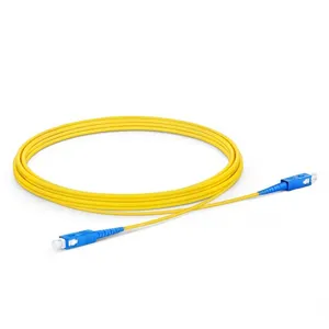 Optical Fiber Cable SC FC ST Apc Upc Single Mode Fiber Optic Patch Cord For CATV