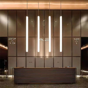 Shenzhen fornitore oro argento led lampada a sospensione lampadario tubo ristorante negozio <span class=keywords><strong>di</strong></span> abbigliamento colore decorativo appeso luce - Product Image 5