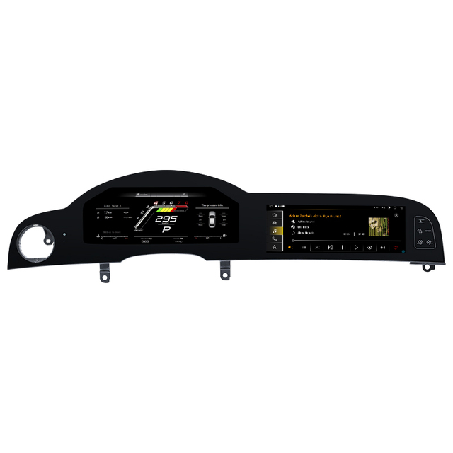 STWEI 12.3" Dashboard 10.25" Android Screen Qualcomm Digital Cluster Virtual Cockpit Android Car Radio for Audi A6 2005-2011