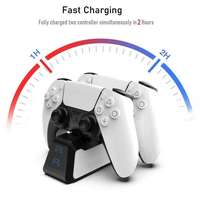 Station de Recharge Rapide Dual LED Type-C YLW pour Accessoires de Jeu et Manettes PS5 Sony