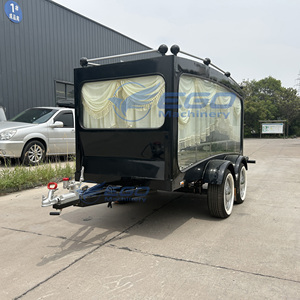 Prix d'usine Remorque funéraire noire à bas prix pour transport de cercueil par chariot funéraire et camion - Product Image 6