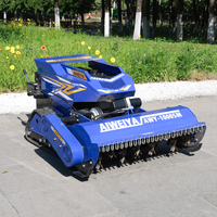 Tondeuse robot à chenilles télécommandée à essence CE EPA, idéale pour les pentes montagneuses et les vignobles – Vente directe usine