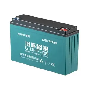 12v 32ah 6 evf 32ah battery XUPAI lead acid battery 12V 20AH 30AH ebike battery