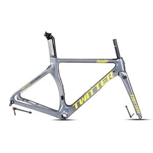 Cadre de vélo de route en fibre de carbone, 38mm, largeur 700c, avec support de freins à disque - Product Image 1