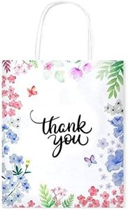 Bolsas de Regalo Florales <span class=keywords><strong>Zoyo</strong></span> de 8x4x10 Pulgadas - Bolsas de Papel Decorativas Pequeñas para Empaquetado Comercial - Product Image 2
