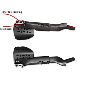 Tay lái bằng sợi <span class=keywords><strong>carbon</strong></span> Triathlon TT Tribar được lắp đặt trên tay lái của xe đạp Thiết kế tiện dụng - Product Image 2