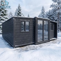 Maison conteneur modulaire préfabriquée en acier transportable de 30 pieds, personnalisable avec salle de bain/cuisine, design moderne, livraison rapide