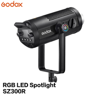 Godox SZ300R 300W LED lumière de studio RGB bi-couleur Zoomable lumière Studio Photo Vidéo Photographie pour appareil photo Numérique