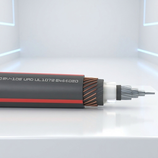 MV105 5-35kV for Medium Voltage Distribution Cable TR-XLPE Copper Conductor 2-14 AWG for Solar Farm Industrial Substation