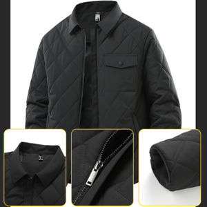 2026 New style cotton-<b>padded</b> jacket for men's winter casual loose plus-size <b>coat</b>, thickened warm cotton-proof jacket - Product Image 3
