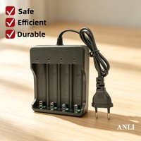 Chargeur de batterie intelligent 18650 à 4 emplacements, alimentation rechargeable Li-ion pour lampe torche, lampe frontale, camping en plein air, voyage
