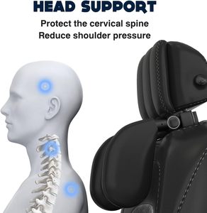 Almohada de Cuello para <span class=keywords><strong>Reposacabezas</strong></span> de <span class=keywords><strong>Coche</strong></span> al por Mayor, Cuero de PVC Resistente al Desgaste, Espuma Viscoelástica de Rebote Lento, Ajuste Universal para Adultos y <span class=keywords><strong>Niños</strong></span> - Product Image 3