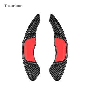 Levette del Cambio in Fibra di Carbonio T-carbon per MK7 <span class=keywords><strong>Golf</strong></span> <span class=keywords><strong>7</strong></span>, <span class=keywords><strong>Accessori</strong></span> Interni Auto, Paddle Shift per Volante - Product Image 1
