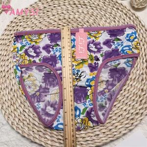 3039 #   Güneydoğu Asya Hızlı Satış Düşük Fiyat Toptan Çocuk Kız Yazlık Nefes Alabilen Süt İpek Külotlar Orta Bel Çiçek Desenli Külotlar - Product Image 6