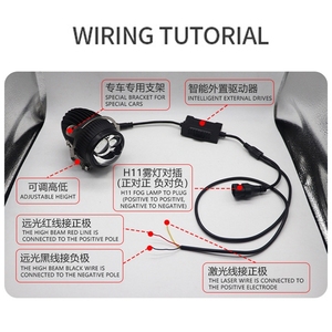 ไฟตัดหมอก <span class=keywords><strong>Mazda</strong></span> Faros Antiniebla สำหรับ <span class=keywords><strong>Mazda</strong></span> 6 LED Bi-Lens Projector ไฟหน้าแบบโปรเจคเตอร์คู่ แสงเลเซอร์แบบ Dual Direct แสงสูงแบบเสริม สีเหลืองทอง - Product Image 5