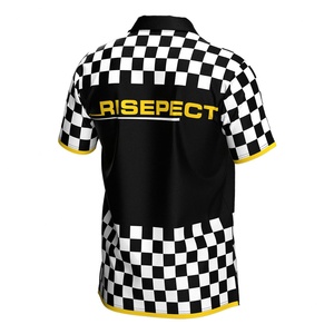 เสื้อเจอร์ซีย์แข่งรถแบบสั่งทำพิเศษพร้อมโลโก้แบบซับลิเมชั่น เสื้อยืดขี่มอเตอร์ไซค์ เสื้อโปโลบริษัทมอเตอร์ไซค์ - Product Image 2