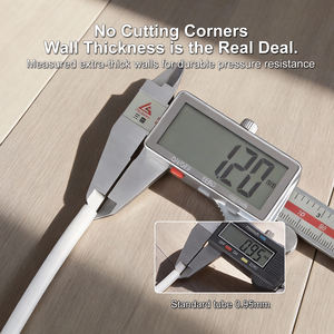 ท่อ LLDPE เกรดอาหารสำหรับโรงงาน OEM ขนาด 1/4" 3/8" 1/2" ท่อ PE แบบยืดหยุ่น สำหรับระบบกรองน้ำ RO และเครื่องจ่ายน้ำ - Product Image 4