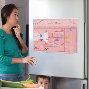 Vente Tailles Personnalisées Acrylique <span class=keywords><strong>Magnétique</strong></span> Planificateur Mensuel <span class=keywords><strong>Tableau</strong></span> de Calendrier Effaçable à Sec Acrylique <span class=keywords><strong>Tableau</strong></span> de Notes <span class=keywords><strong>Mémo</strong></span> pour Réfrigérateur - Product Image 6
