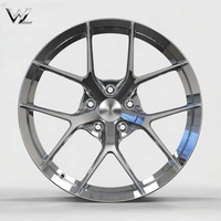 Nuevas llantas de aleación de aluminio forjado WL Multi Y Spoke de 18-24 pulgadas, ligeras, deportivas, de diseño cóncavo y pintadas para Mercedes, Audi y Tesla.