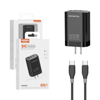 Aksesoris Elektronik Somostel Q109 Pengisi Daya Ponsel Cepat 65W Kabel Data USB untuk Samsung Cargadores Para Celulares