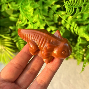 งานแกะสลักคริสตัลหินธรรมชาติรูปสัตว์ แกะสลักอักซอลอตล์จากคริสตัลสำหรับตกแต่ง ขายส่ง - Product Image 5